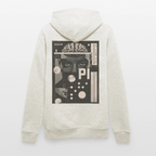 Cerebral Orbit Backprint – Premium Bio Hoodie Stanley/Stella Cruiser, Unisex, Space-Inspired Design