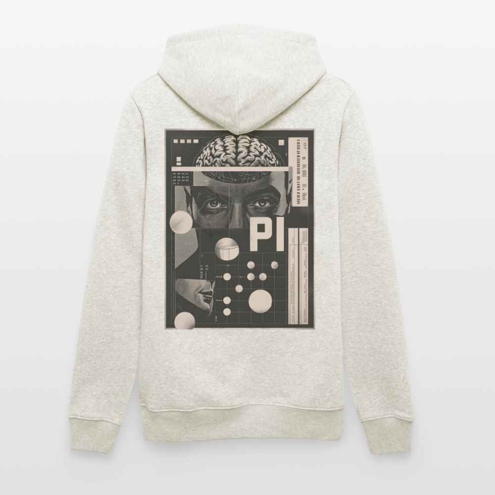 Cerebral Orbit Backprint – Premium Bio Hoodie Stanley/Stella Cruiser, Unisex, Space-Inspired Design