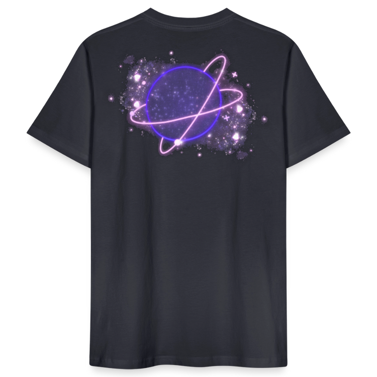 Galactic Romance - Premium T-Shirt (Unisex) - Dunkles Graublau