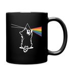 Raccoon Prism Tasse – Stylische Premium-Keramiktasse mit Waschbä - Schwarz