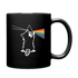 Raccoon Prism Tasse – Stylische Premium-Keramiktasse mit Waschbä - Schwarz