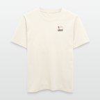 Relaxed Fit Shirt „Blumen gegen Burnout“ | Bio-Baumwolle, Unisex, Nachhaltige Produktion - Naturweiß 