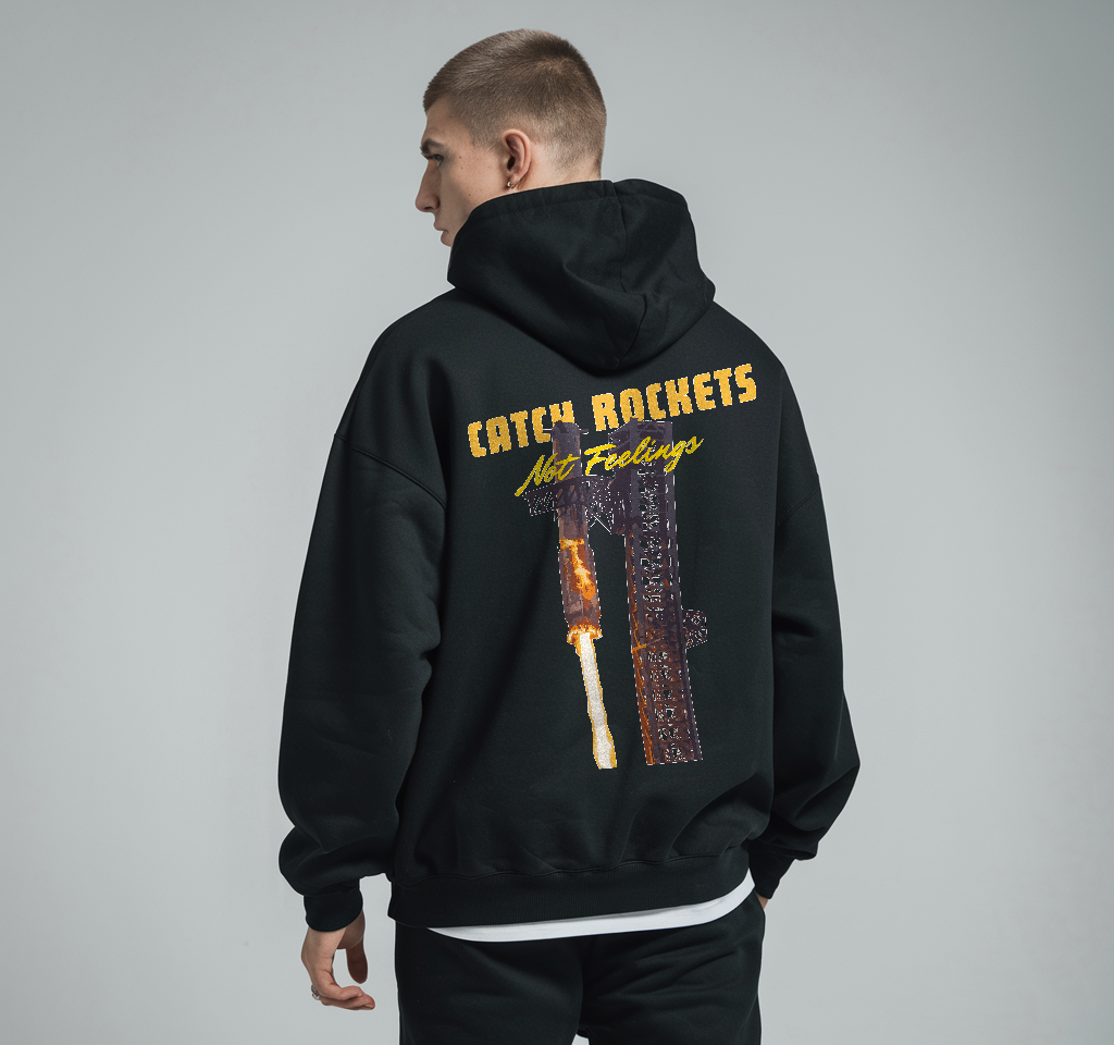 IFT-6 Exklusive 'CATCH ROCKETS' @Mars Chroniken - Premium Oversized Hoodie