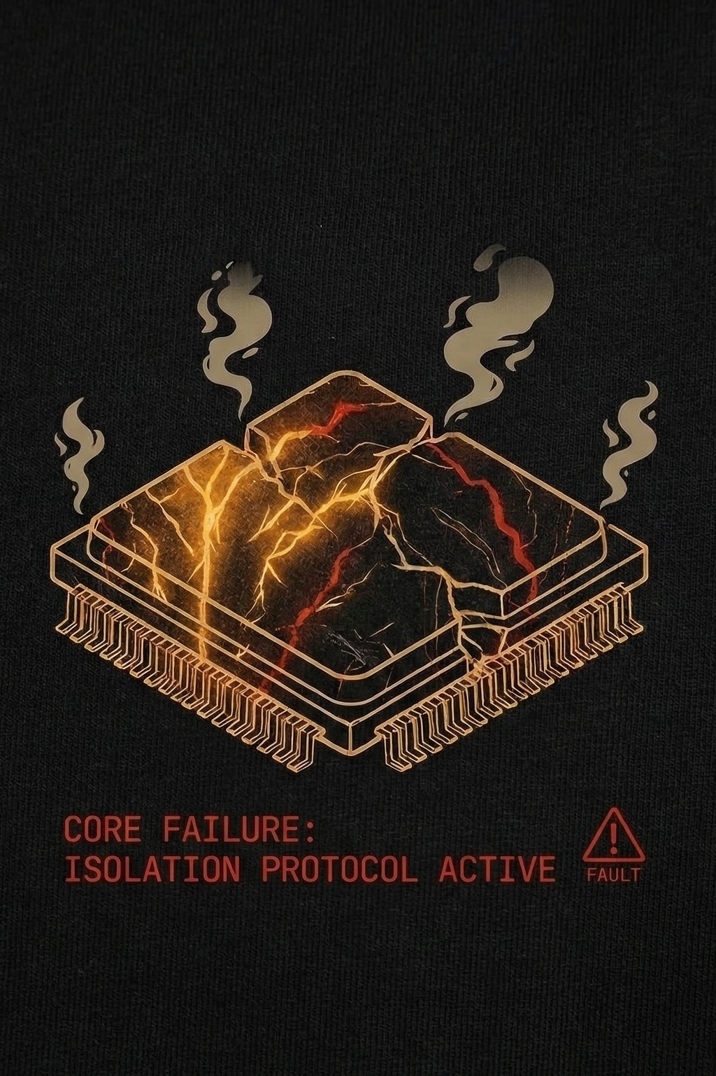 Premium Unisex Hoodie System Failure | Dystopischer Sci-Fi Print