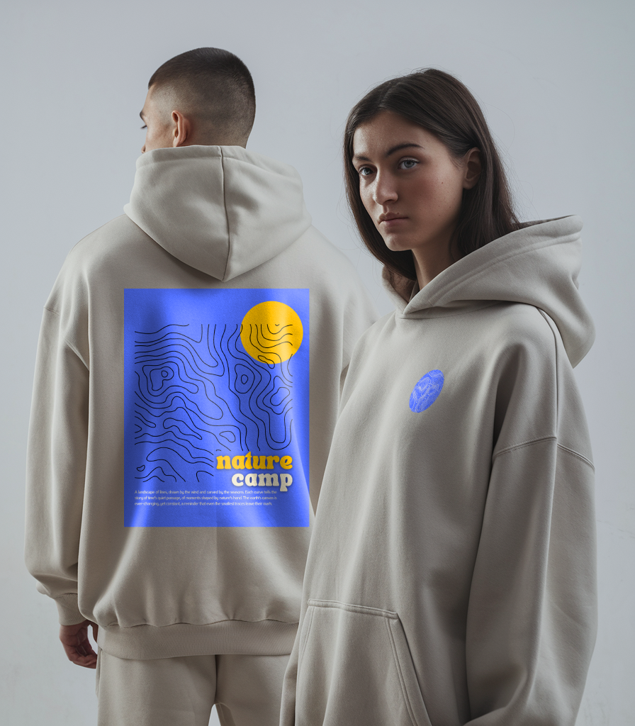 Nature Camp - Premium Oversized Hoodie