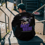 Warp Drive Unisex Premium Bio Oversized Shirt – "Engage" Sci-Fi Heavyweight Print