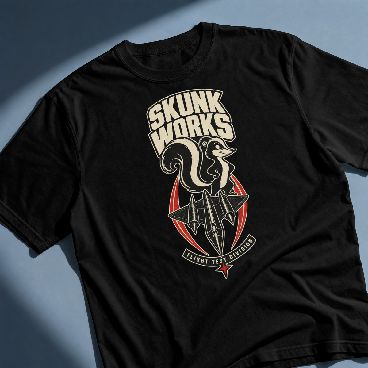 Skunk Works Premium T-Shirt | SR-71 Blackbird Black Projects