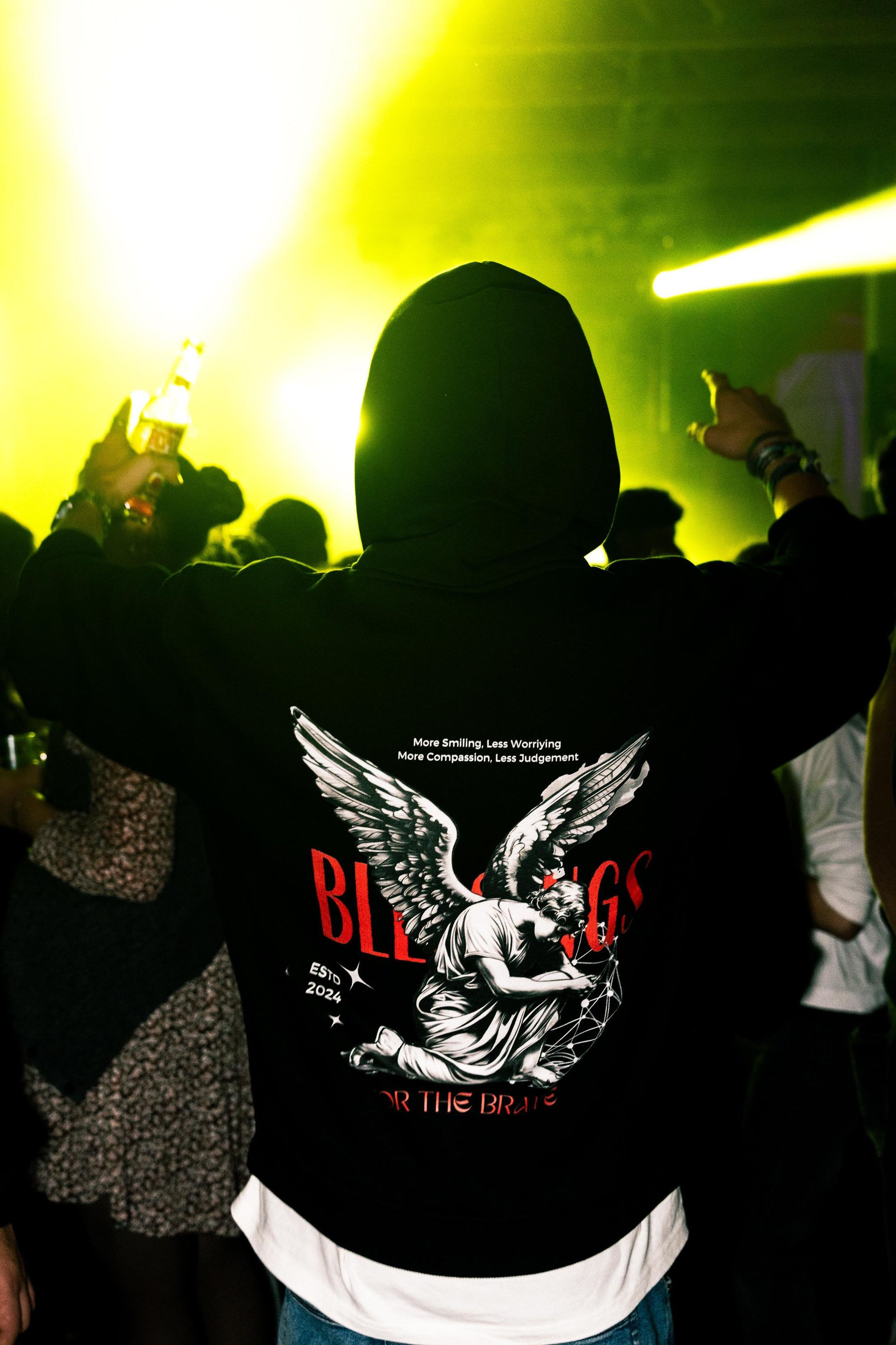 BLESSINGS For the Brave - Premium Oversized Hoodie