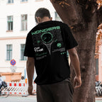 Wonders of the Universe Shirt – Oversized Bio-Shirt mit Retro Space Backprint (Unisex)