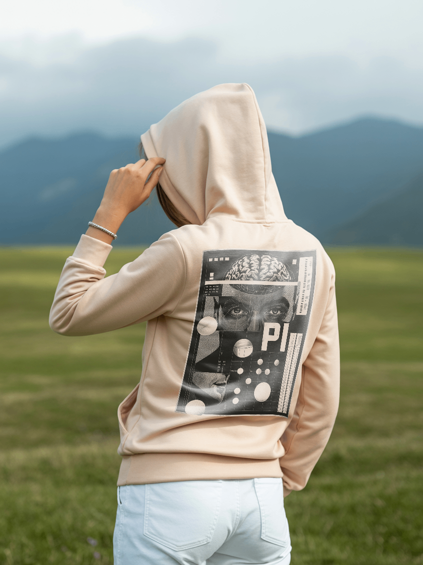 Cerebral Orbit – Premium Bio Hoodie Backprint | Unisex & 100 % Baumwolle