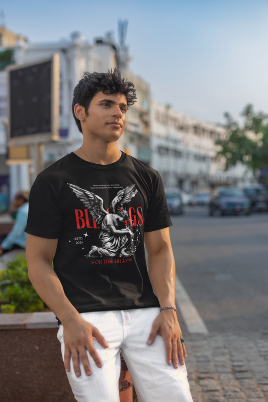 BLESSINGS For the Brave - Premium T-Shirt (Unisex)