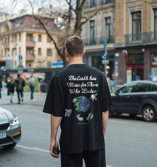 The Earth Has Music - Premium Oversized Shirt