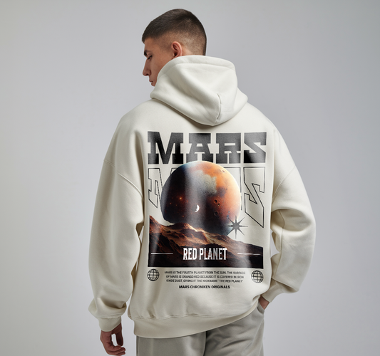 'MARS, The Red Planet' by Mars Chroniken - Premium Oversized Hoodie